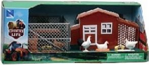 Available To Order – Chicken Coop Light and Sound w/Chickens 1:16 (NEW 05116)