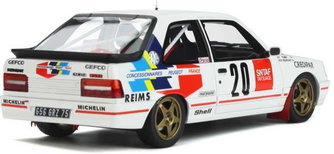 Available To Order – Peugeot 309 GR. A #20 Rally Monte Carlo 1990 1:18 Otto Mobile Club Model (OTT 943)