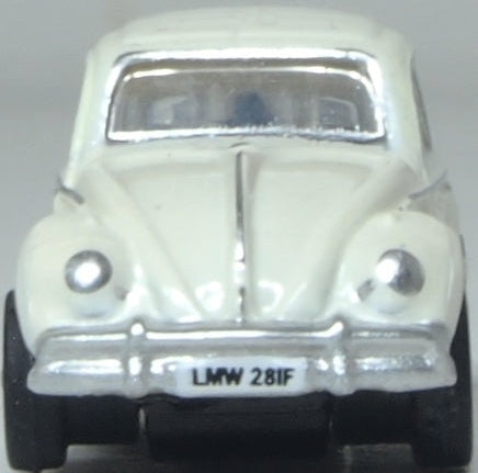 VW Beetle White (Abbey Road) 1:148 Oxford Diecast Model (view 6)