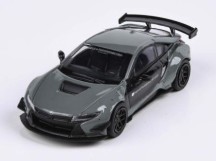Liberty Walk BMW i8 Black and Grey (LHD) 1:64 (PAR 55146)