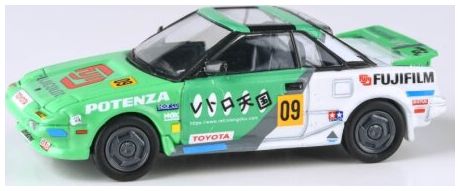 Available to Order – Toyota MR2 MK1 AW11 Fujifilm 1985 (LHD) 1:64 (PAR 55366)