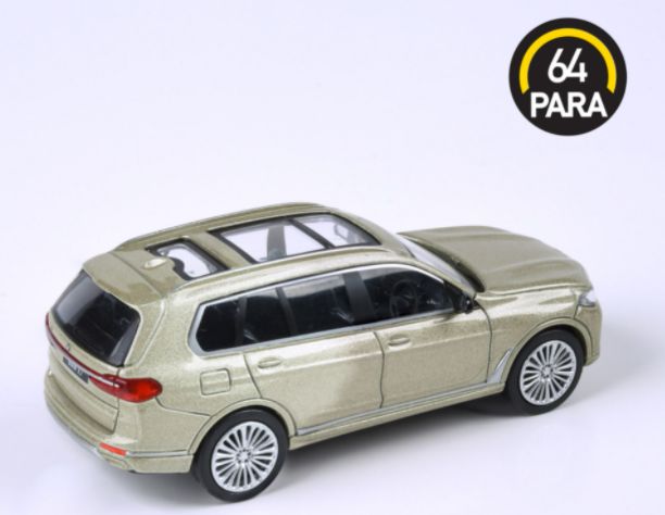 BMW X7 Sunstone (RHD) 1:64 – diecast model (view 2)