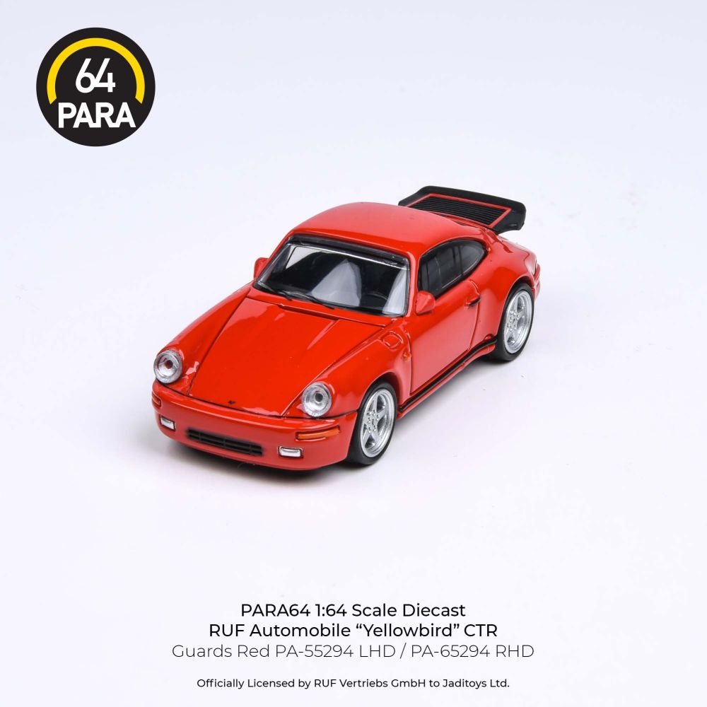 Available to Order – RUF CTR Guards Red 1987 (RHD) 1:64 (PAR 65294)