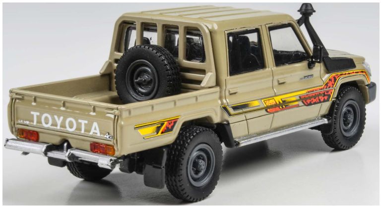 Available to Order – Toyota Land Cruiser 79 Sandy Taupe 2014 (RHD) 1:64 (PAR 65685)
