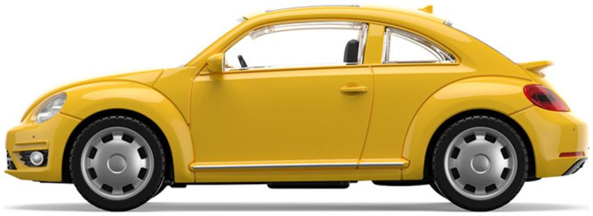 Available to Order – VW Beetle Yellow 1:43 (RAS 58800Y)