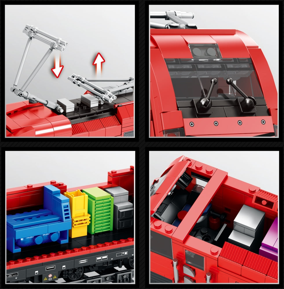 Available To Order – Taurus European Electric Passenger Trains (1,939pcs) 51 CM Reobrix Model (REO 66020A)