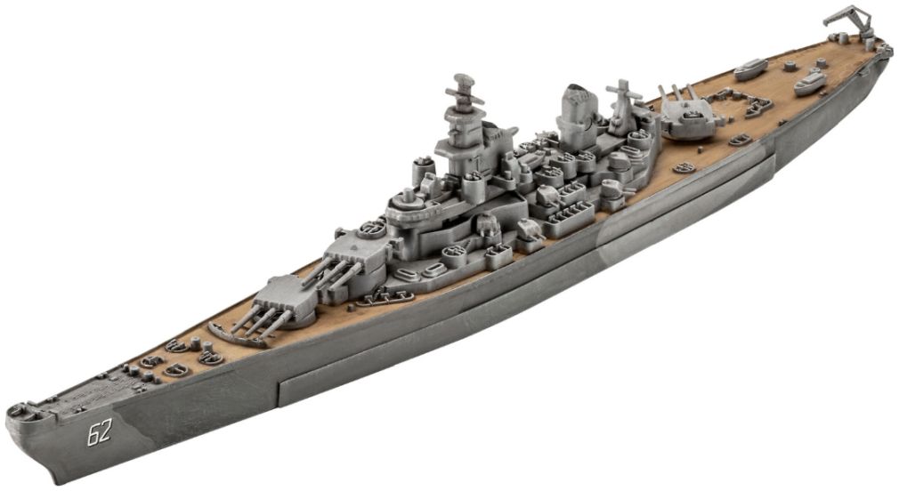 Available to Order – Battleship USS New Jersey 1:1200 (REV 05183)