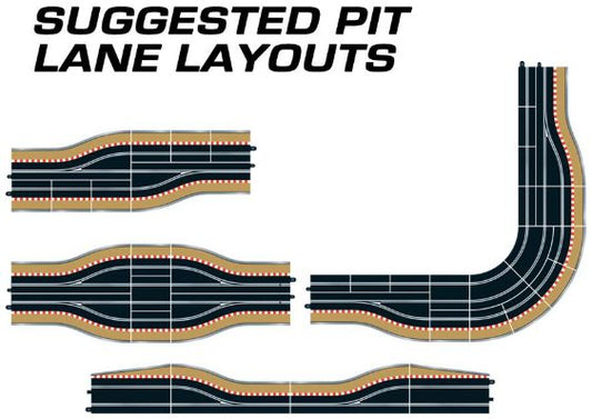 Available To Order – Pit Lane Track (Left Hand) - Includes Sensor (SCA C7014)