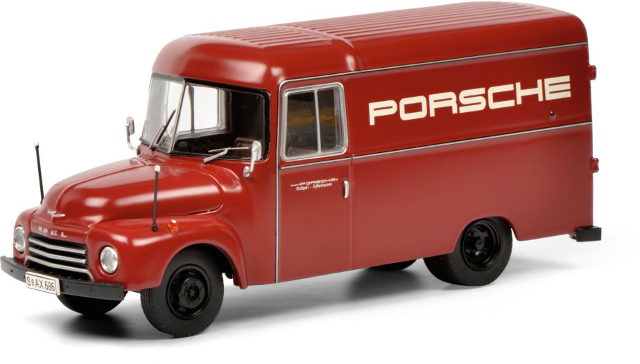 Available to Order – Opel Blitz 'Porsche' + Porsche 356 Coupe S 1:43 (SHU 03092)