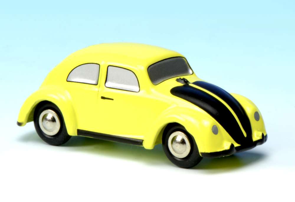 Available to Order – VW Kafer Yellow/Black (Pic) 1:90 (SHU 05615)