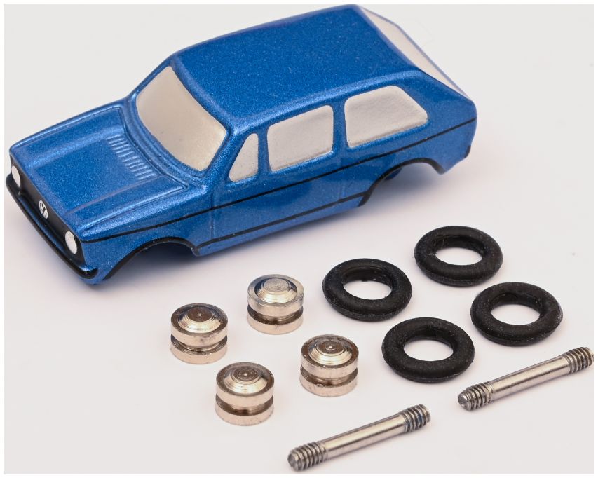 Der Golf Monteur Assembly Kit Blue 1:90 Schuco Model (view 2)