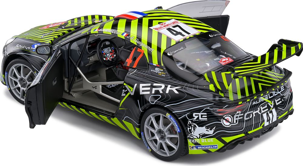Available To Order – Alpine A110 Rally Monte Carlo 2022 Delecour/Guigonnet #47 1:18 (SOL 1801618)