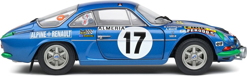 Available To Order – Alpine A110 1600S Blue Rally De Monte Carlo 1972 1:18 (SOL 1804206)