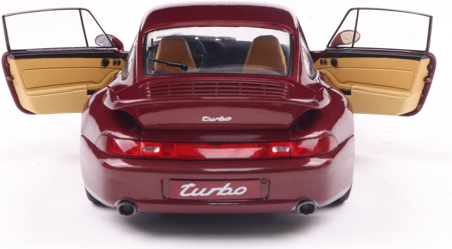 Available To Order – Porsche 911 (993) Arena Red 1997 (Note - colour change) 1:18 Solido Model (SOL 1810102)
