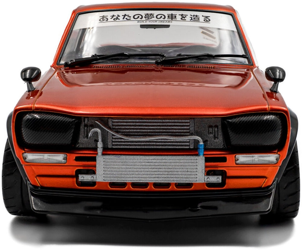 Available to Order – Nissan Skyline (C10) Hakosuka Solido Works Orange Metallic 1970 1:18 (SOL 1813003)