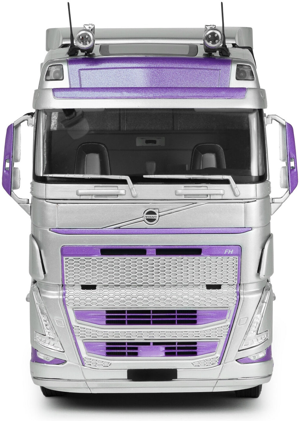 Available to Order – Volvo Trucks FH Globetrotter XL Silver & Purple 2023 1:24 (SOL 2400105)