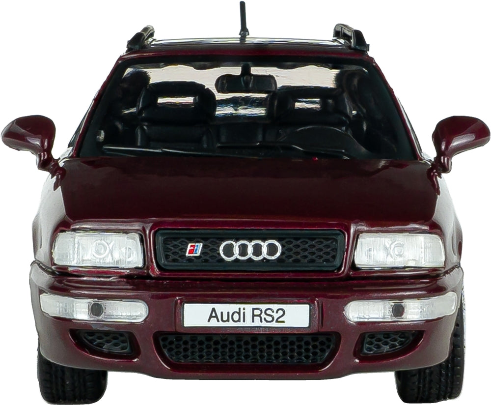 Audi Avant RS2 Ruby Red 1995 1:43 Solido Model (view 6)