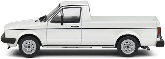 VW Caddy Pickup White 1990 1:43 Solido Model Car (view 2)