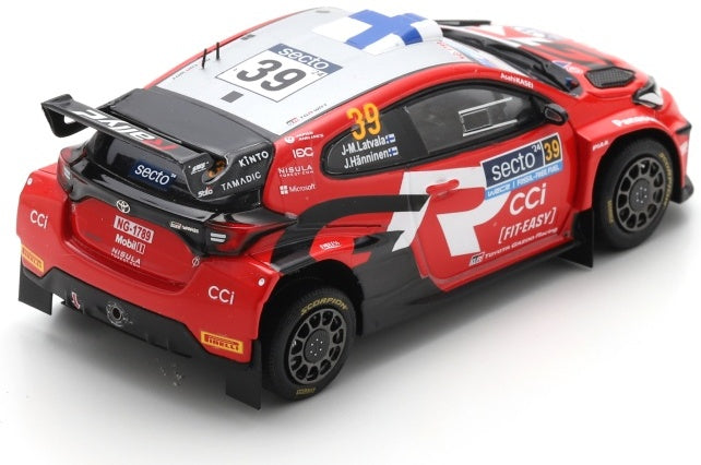 Available To Order – Toyota GR Yaris Rally1 Hybrid #39 Gazoo WRT 6th Rally Finland 2024 2nd WRC2 Lat/Ha 1:43 Spark Model (SPA S6879)