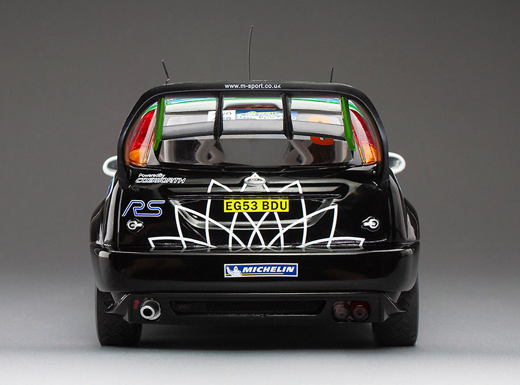 Available To Order – Ford Focus RS WRC '04-#8 F.Duval/S.Prevot 2nd Rally Deutschland 2004 (999pcs) 1:18 (SUN H3881)