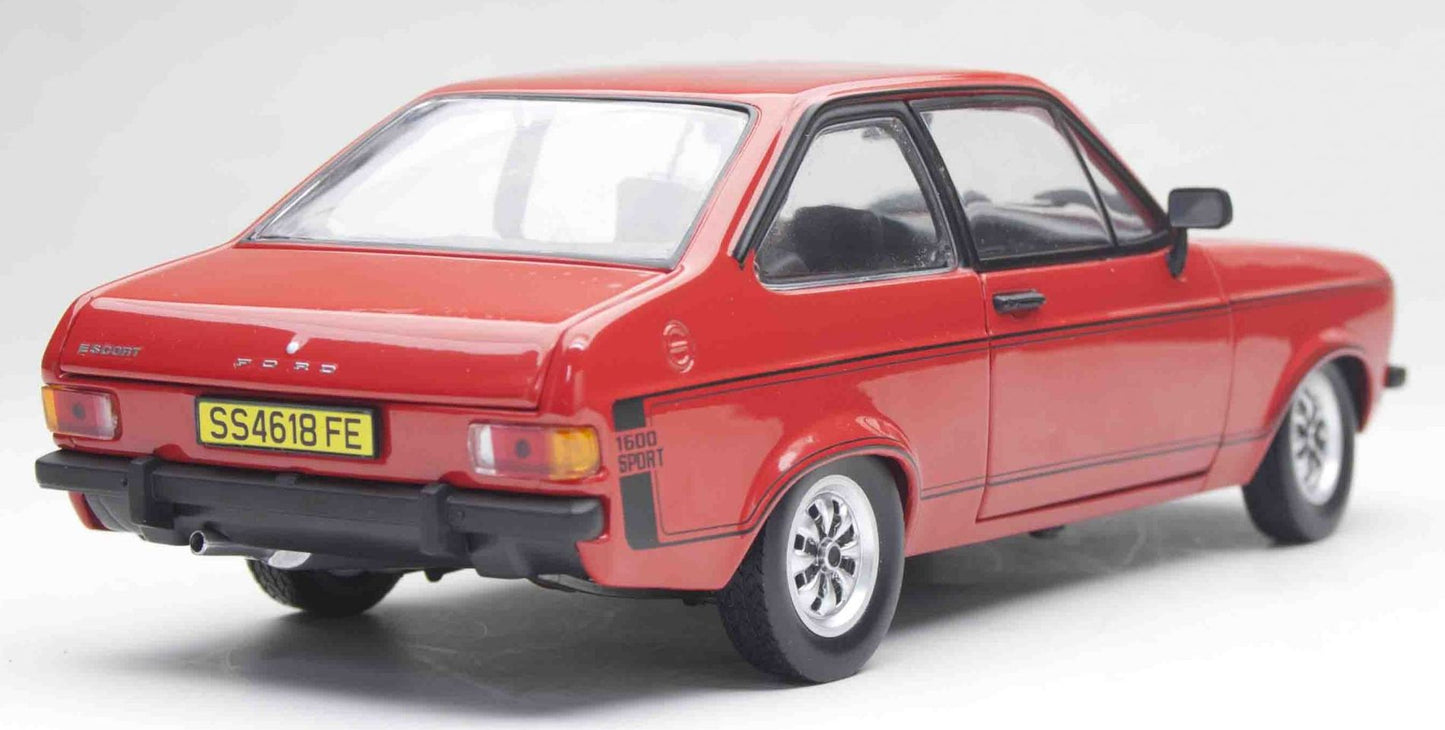 Available To Order – Ford Escort MKII Sport Red 1975 1:18 (SUN H4618)