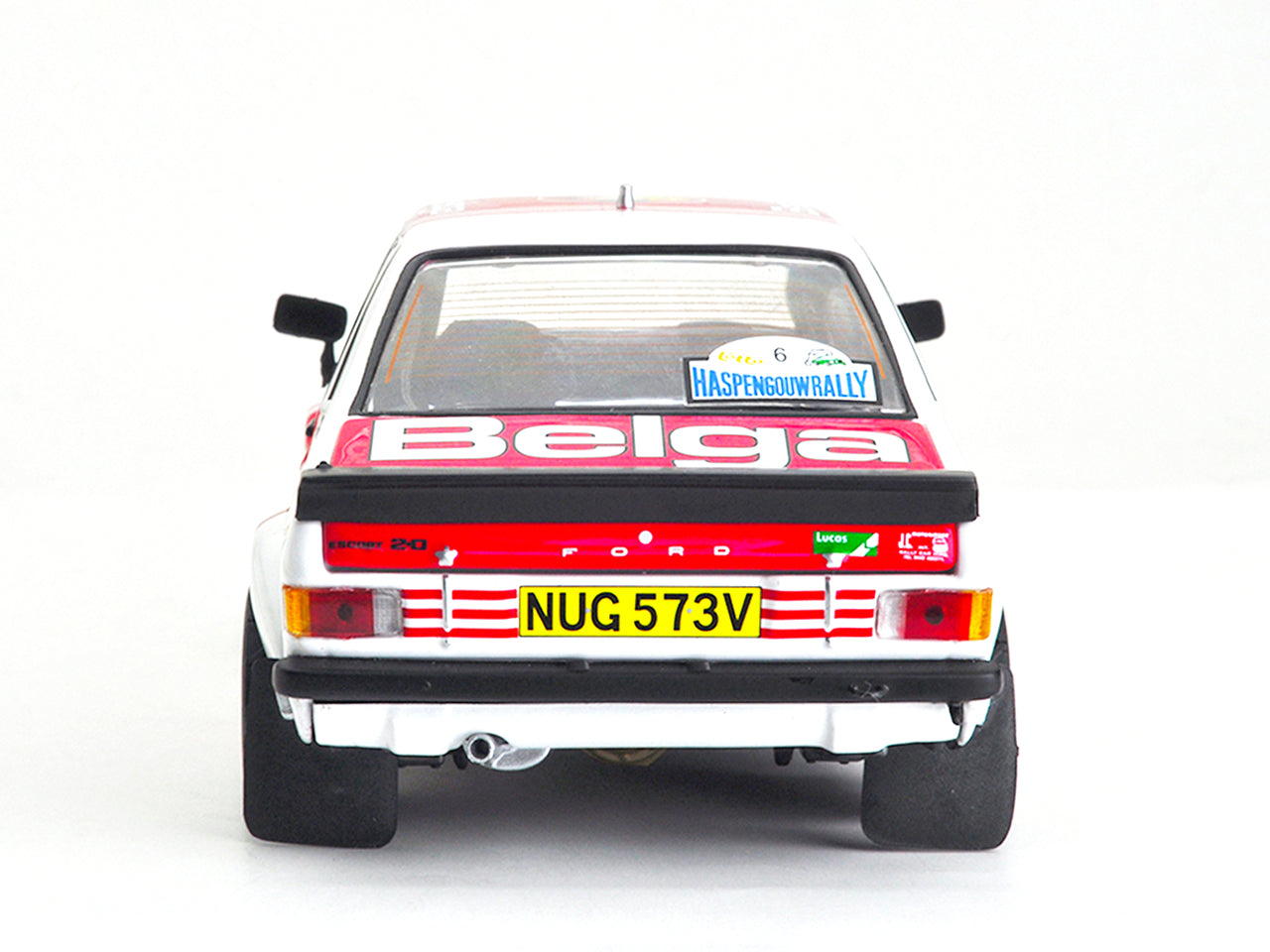 Available To Order – Ford Escort RS1800 #6 1982 Haspengouw Rally R.Droogmans/R. Joosten Limited 480pc 1:18 (SUN H4855)