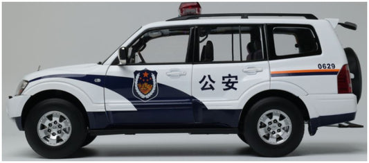 Available To Order – Mitsubishi Pajero V73 China Police 1:18 (SUN H5835)