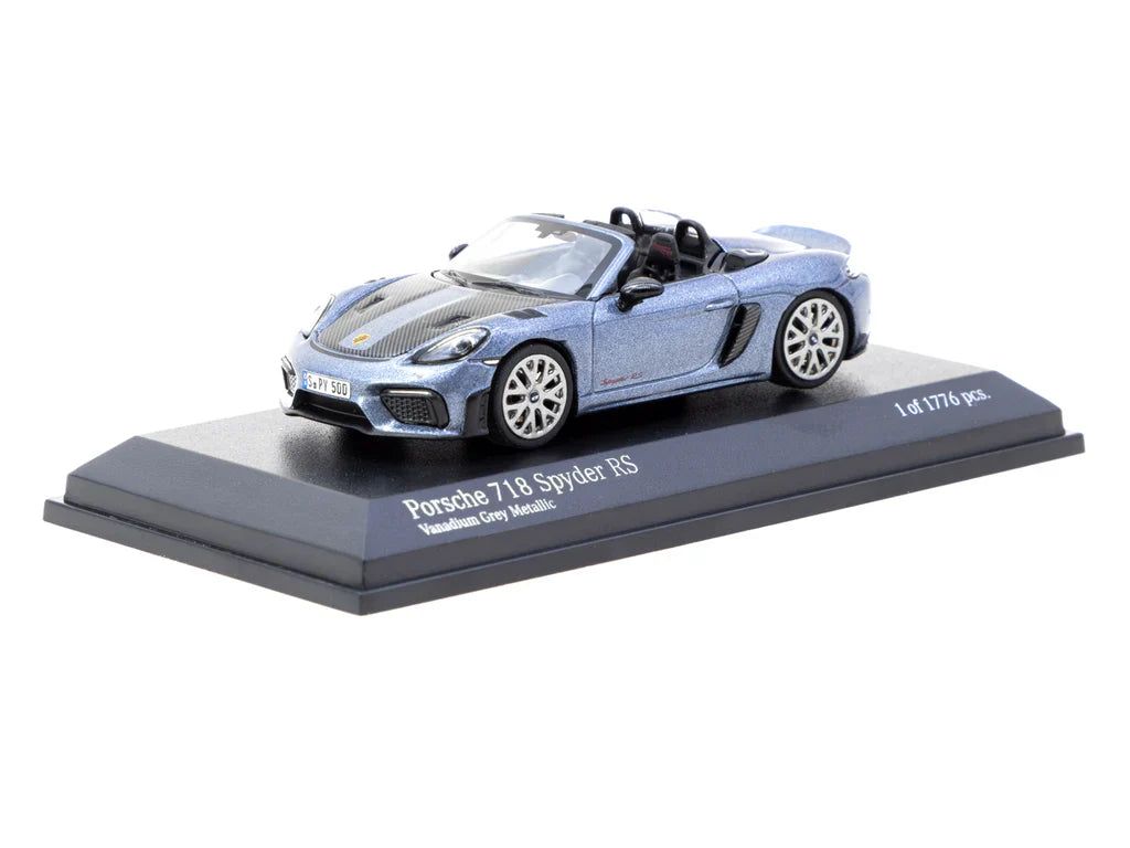 1:64 TARMAC TC-T64MC-008-VG PORSCHE 718 SPYDER RS VANADIUM GREY METALLIC