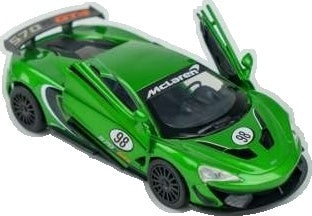 Available to Order – McLaren 570S GT4 #98 - Green Lights and Sound & Pull Back 1:32 (TAY 32130010)