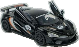 Available to Order – McLaren 570S GT4 #19 - Black Lights and Sound & Pull Back 1:32 (TAY 32130012)