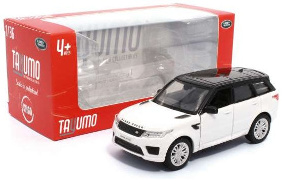 Available to Order – Range Rover Sport - Fuji White Pull Back 1:36 (TAY 36100015)