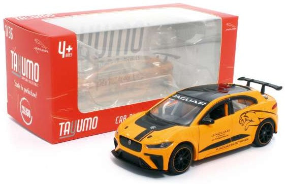 Available to Order – Jaguar I-PACE e-TROPHY - Orange Pull Back 1:36 (TAY 36100024)