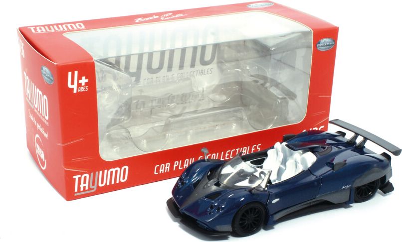 Available to Order – Pagani Zonda HP Barchetta - Blue Pull Back 1:36 (TAY 36120210)