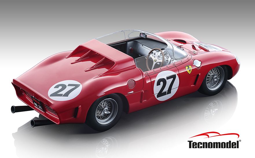 Available To Order – Ferrari Dino 268 SP Le Mans 24h 1962 #27 G. Baghetti/L. Scarfiotti 1:18 (TEC 18129B)