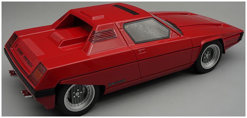 Available To Order – Ferrari 308 GT Bertone Rainbow 1976 Red 1:18 (TEC 18180C)