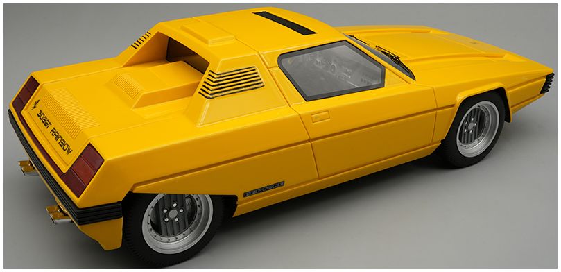 Available To Order – Ferrari 308 GT Bertone Rainbow 1976 Yellow Modena 1:18 (TEC 18180D)