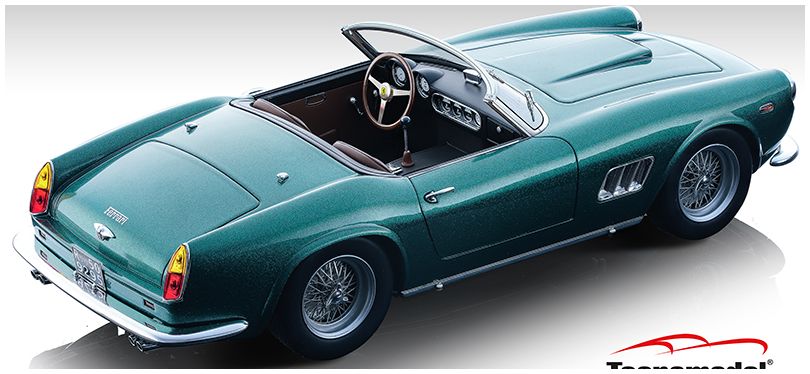 Available To Order – Ferrari 250 GT California SWB 1960 Metallic Green 1:18 (TEC 18205D)