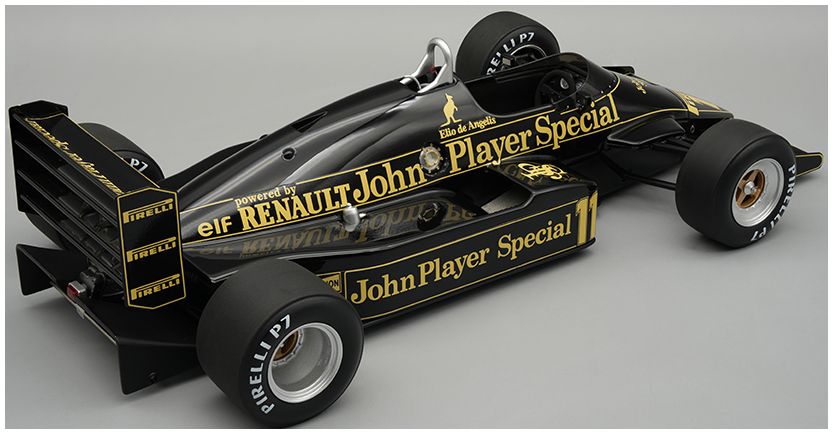 Available to Order – Lotus 94T 1983 European GP #11 E.De Angelis w/Showcase 1:18 (TEC 18347B)