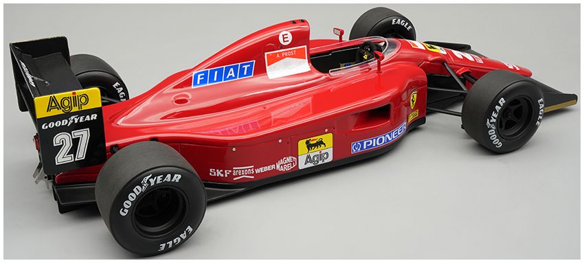 Ferrari 642 F1 1991 Monaco GP #27 Alain Prost 1:18 Tecnomodels Mythos Model (view 2)
