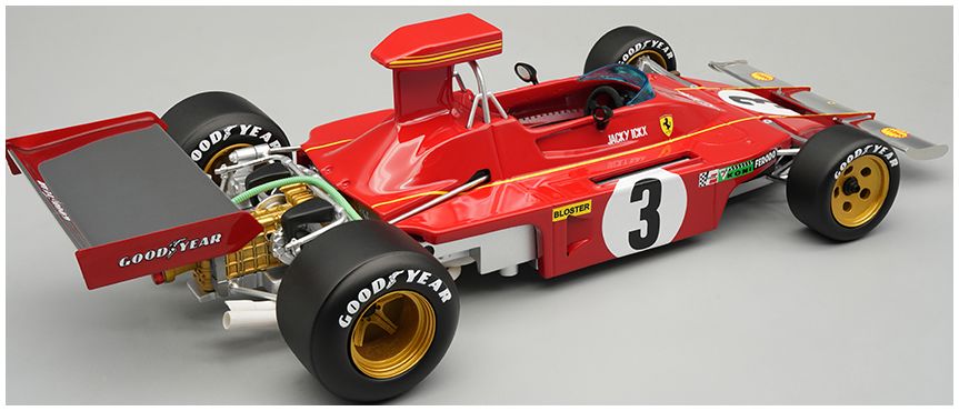 Available To Order – Ferrari 312B3-73 1973 Italy GP #3 Jacky Ickx 1:18 (TEC 18411B)