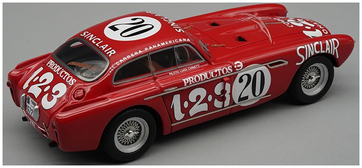 Available To Order – Ferrari 340 Mexico Carrera Panamericana 1952 #20 Luigi Chinetti/Jean Lucas 1:43 Tecnomodels Mythos Model (TEC 4343B)