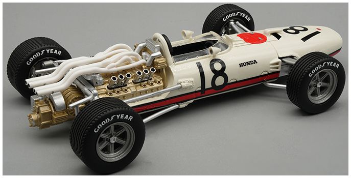 Honda RA 273 1966 Italy GP #18 R. Ginther 1:43 Tecnomodels Mythos Model (view 2)