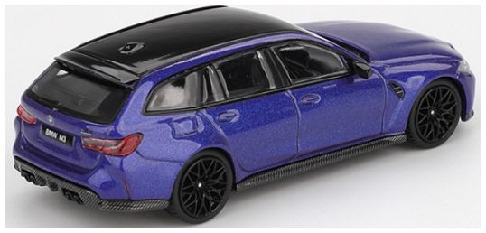 Available To Order – BMW M3 Competition Touring Portimao Blue Metallic (RHD) 1:64 (TSM MGT01090-R)