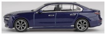 Available To Order – BMW I7 XDRIVE60 Tanzanite Blue Metallic (RHD) 1:64 (TSM MGT01111-R)