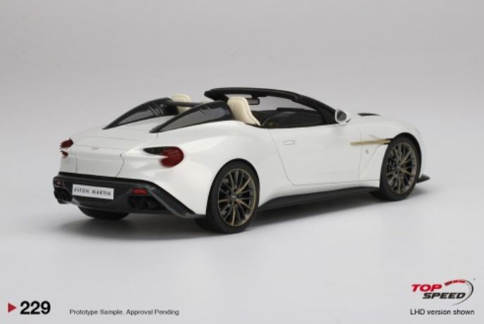 Aston Martin Vanquish Zagato Speedster Escaping White 1:18 – diecast model (view 2)