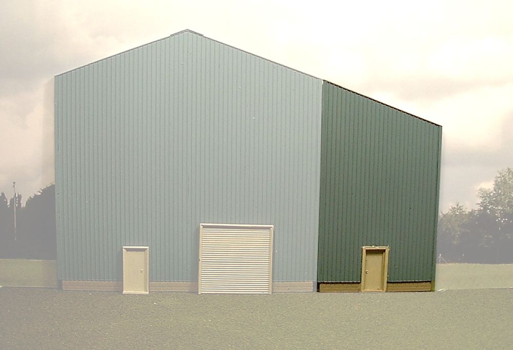 Building Front 9 HO – diecast model (view 2)