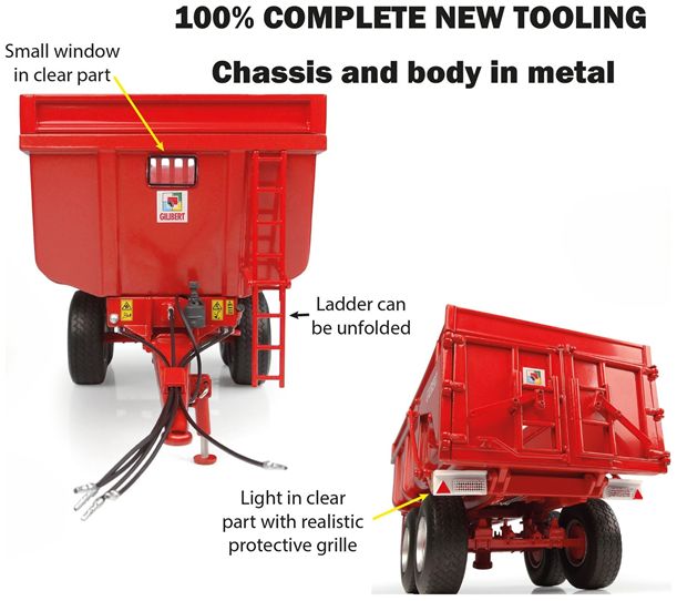 Gilibert 1500 Profi Trailer 1:32 – diecast model (view 3)
