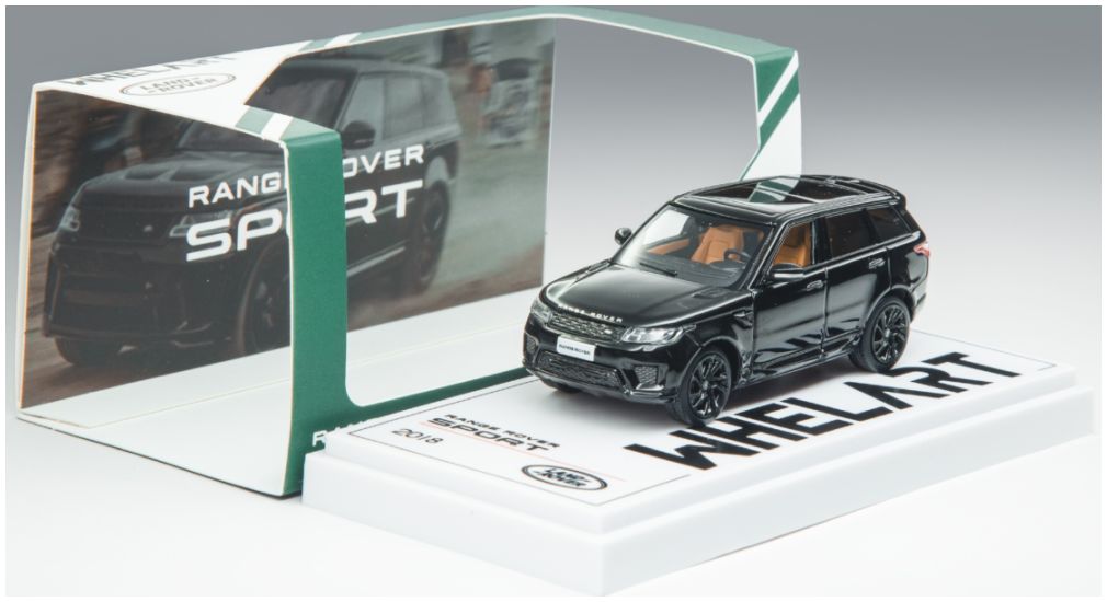Available to Order – Range Rover Sport Metallic Black 1:64 Whelart Model (WHE 002J)