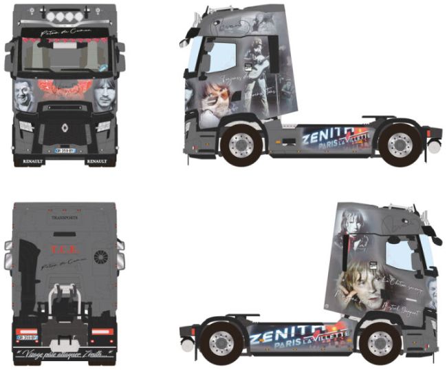 Renault Trucks T High EVO 4x2 TCE 1:50 WSI Models Model (view 2)