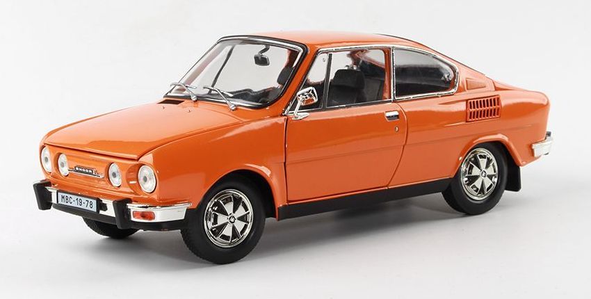 Available to Order – Skoda 110R Coupe (1980) Orange 1:18 (ABR 118S707GV)